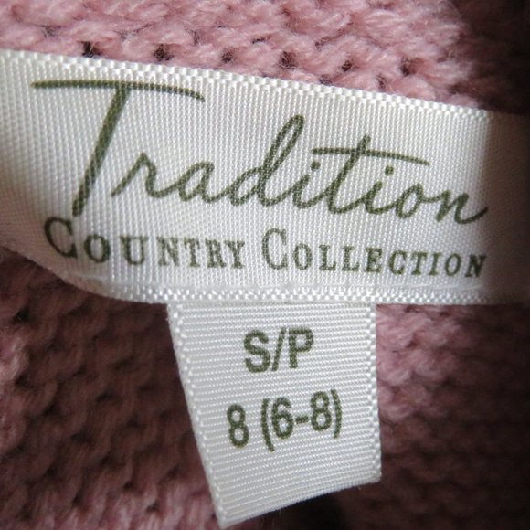 Tradition DUSTY ROSE Turtleneck Sweater Small (K161) - Picture 4 of 6